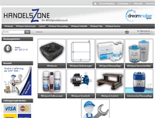 Tablet Screenshot of handelszone.ch